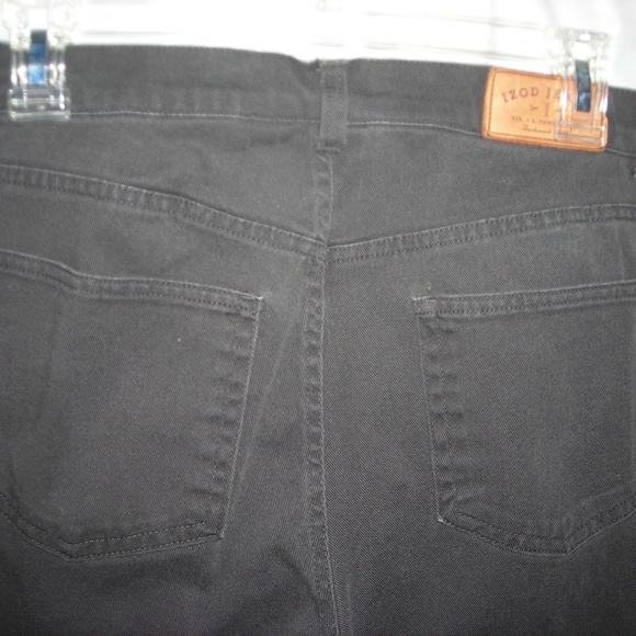 Ladies, Izod Jeans,sz 12,blk.stretch - Picture 3 of 5